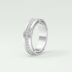 0.98 CT Channel Set Moissanite Diamond Men's Wedding Band 10