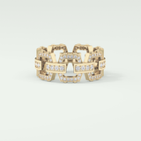 1.1 CT Classic Moissanite Diamond Men's Wedding Band 5