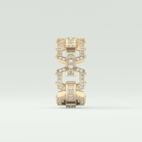 1.1 CT Classic Moissanite Diamond Men's Wedding Band 7