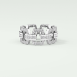 1.1 CT Classic Moissanite Diamond Men's Wedding Band 1