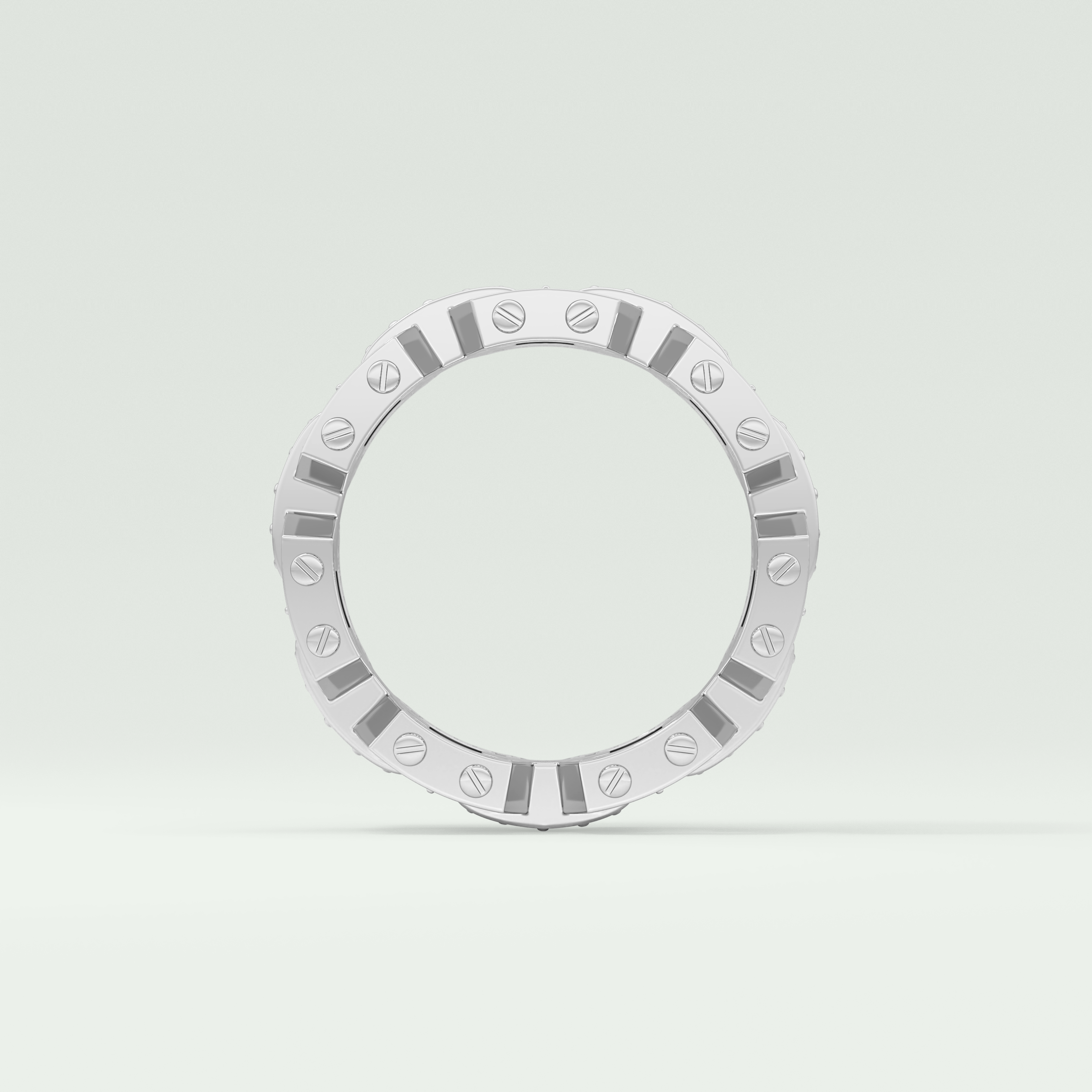 1.1 CT Classic Moissanite Diamond Men's Wedding Band 2
