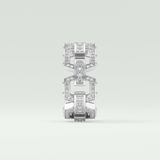 1.1 CT Classic Moissanite Diamond Men's Wedding Band 4