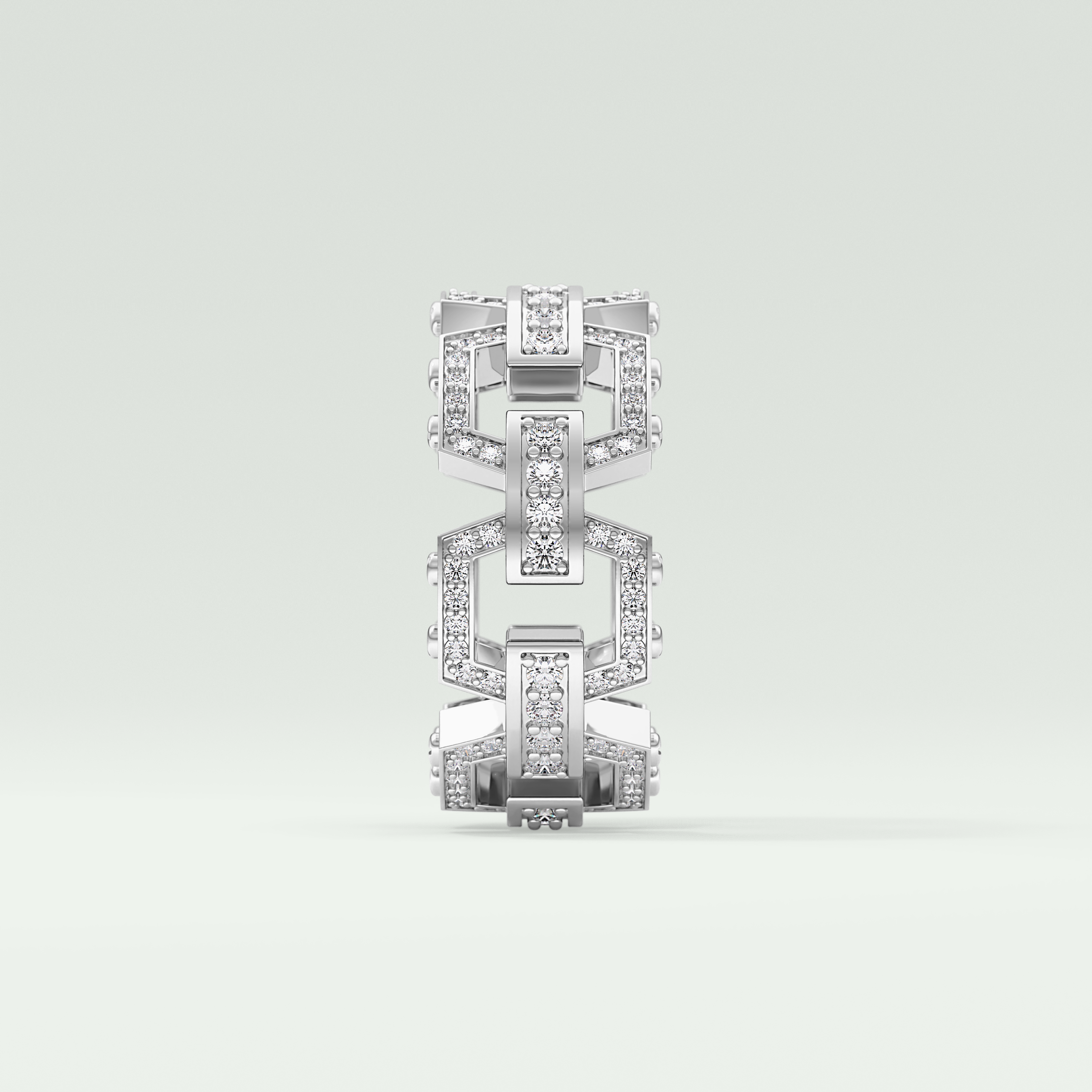 1.1 CT Classic Moissanite Diamond Men's Wedding Band 4