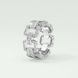 1.1 CT Classic Moissanite Diamond Men's Wedding Band 3