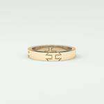 Classic polished Moissanite Men's Wedding Band 1