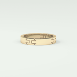 Classic polished Moissanite Men's Wedding Band 2