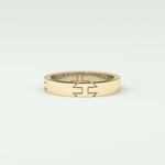 Classic polished Moissanite Men's Wedding Band 3