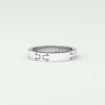 Classic polished Moissanite Men's Wedding Band 8