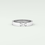 Classic polished Moissanite Men's Wedding Band 9