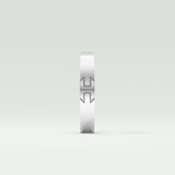 Classic polished Moissanite Men's Wedding Band 11