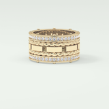 1.45 CT Classic Moissanite Diamond Men's Wedding Band 5