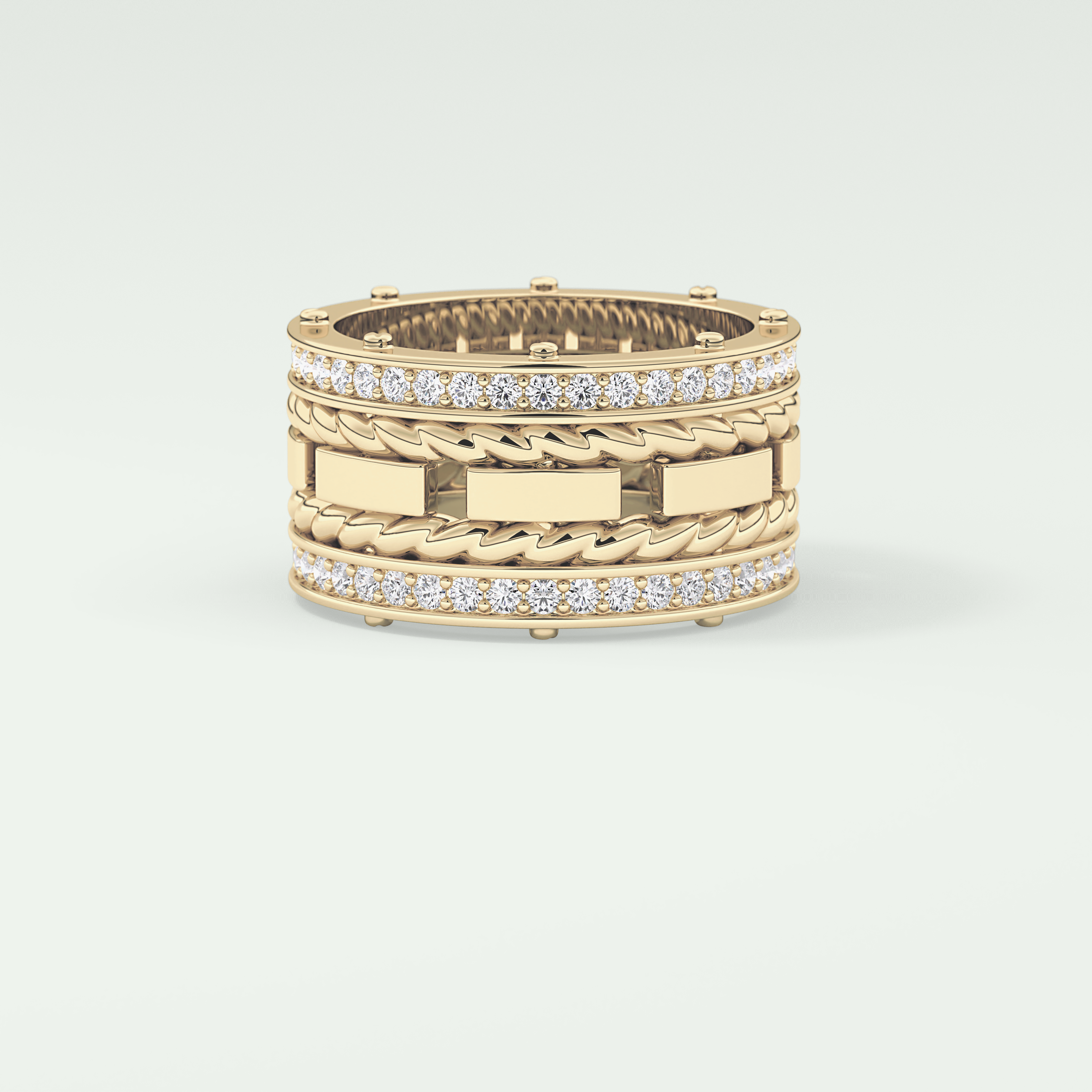 1.45 CT Classic Moissanite Diamond Men's Wedding Band 5
