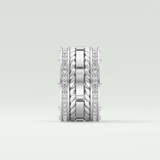 1.45 CT Classic Moissanite Diamond Men's Wedding Band 3