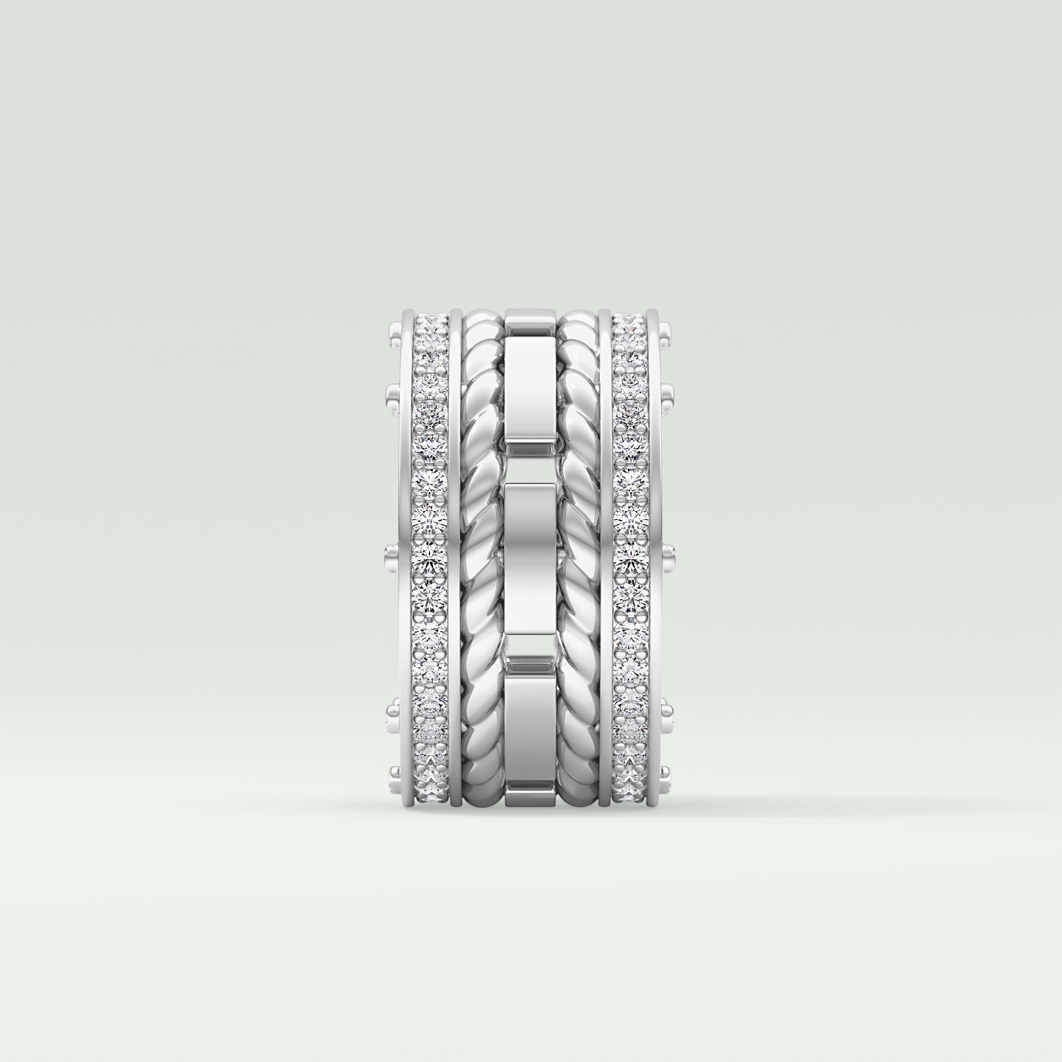 1.45 CT Classic Moissanite Diamond Men's Wedding Band 3