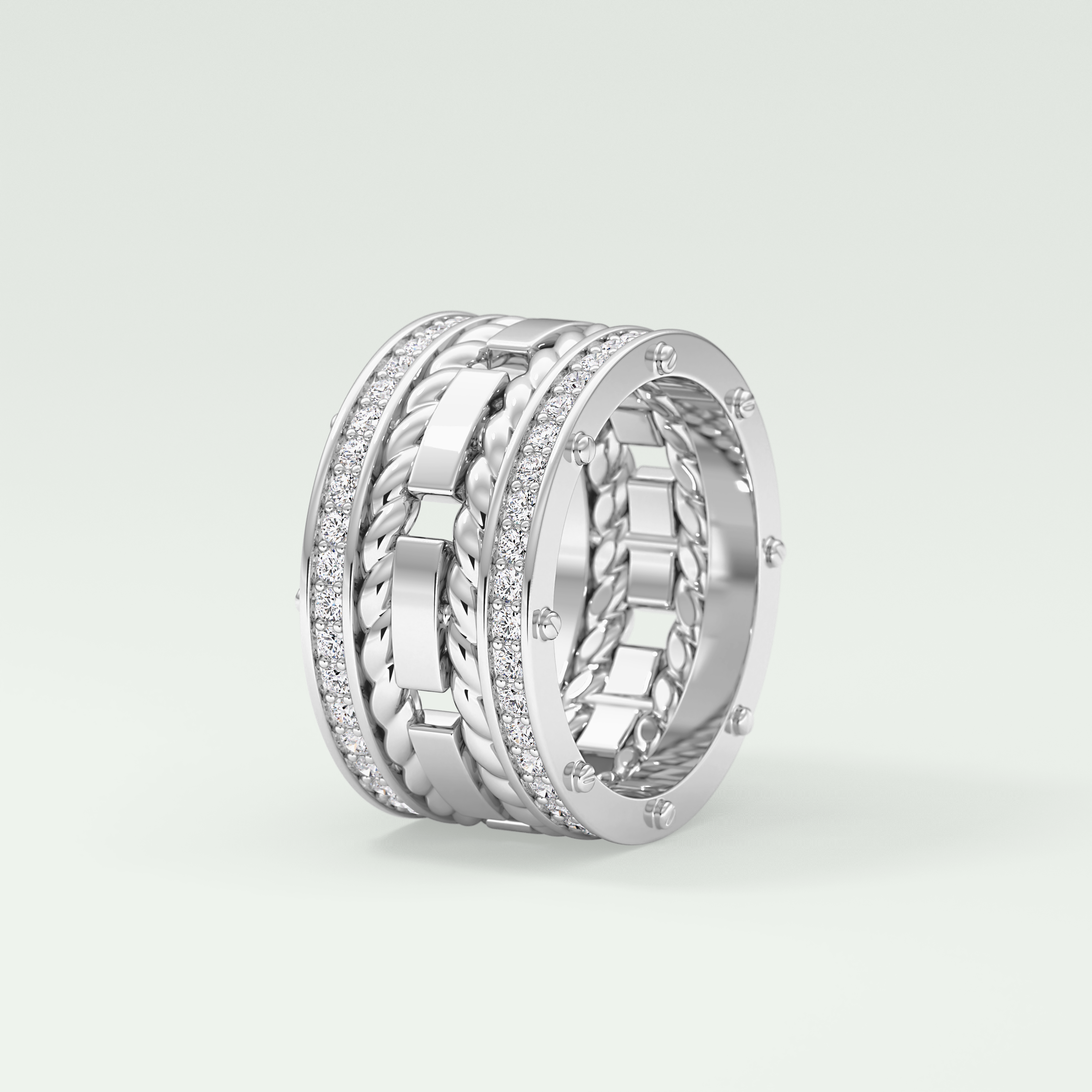 1.45 CT Classic Moissanite Diamond Men's Wedding Band 2