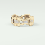 0.30 CT Elegant Round Moissanite Diamond Men's Wedding Band 2