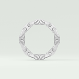 0.30 CT Elegant Round Moissanite Diamond Men's Wedding Band 12