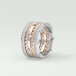 1.05 CT Classic Moissanite Diamond Twisted Style Men's Wedding Band 11