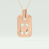Unique Polished Star Shaped Necklace For Men