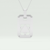 Unique Polished Star Shaped Necklace For Men