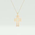 Polished Cross Unique Necklace For Him 1