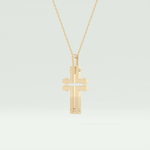 Polished Cross Unique Necklace For Him 2