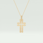 Polished Cross Unique Necklace For Him 3