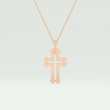 Polished Cross Unique Necklace For Him 9