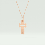 Polished Cross Unique Necklace For Him 10