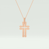 Polished Cross Unique Necklace For Him 12