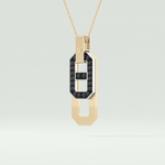 0.30 CT Elegant Black Moissanite Diamond Necklace 2