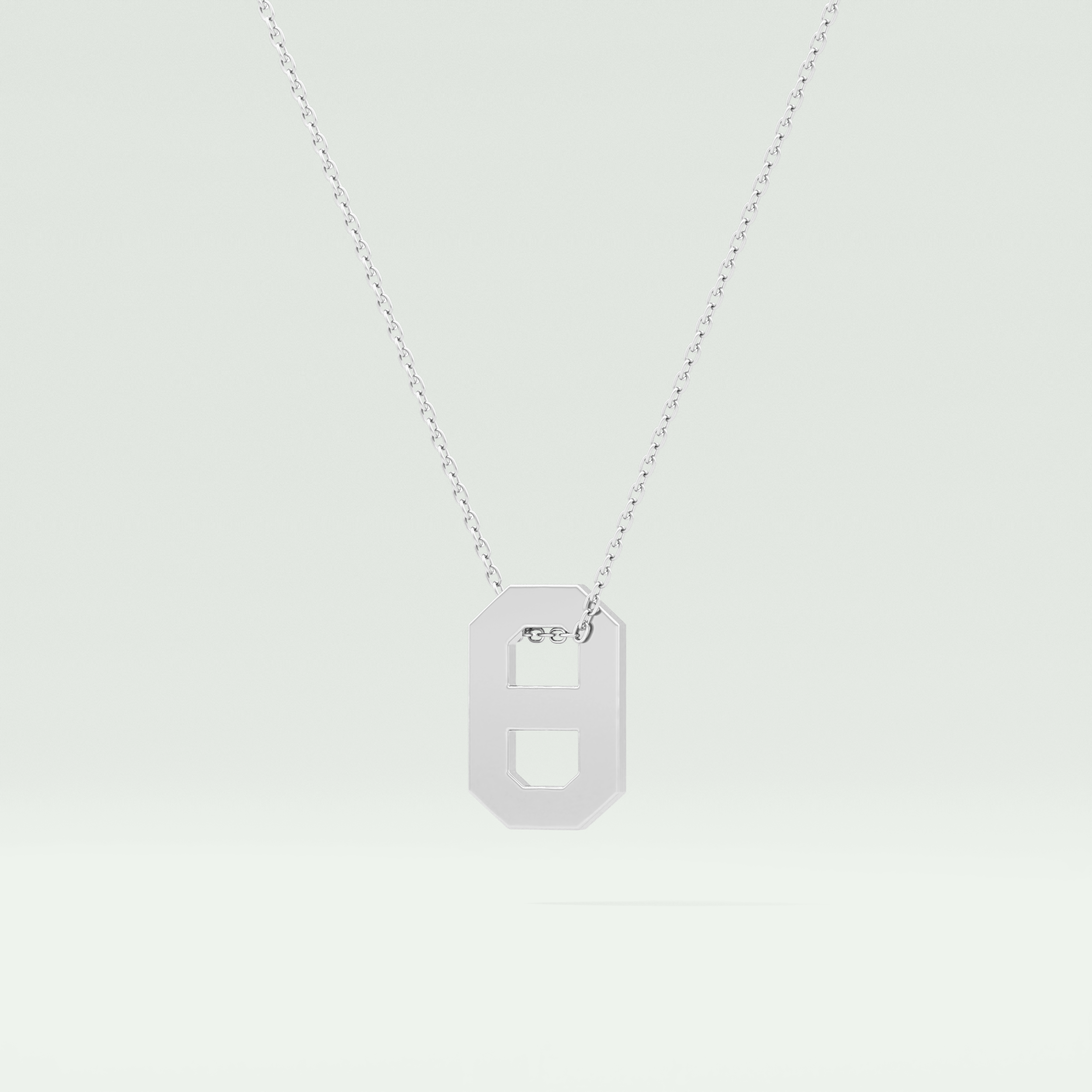 0.02 CT Black Solitaire Moissanite Diamond Necklace For Him 5