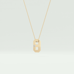 0.02 CT Round Solitaire Moissanite Diamond Necklace For Him 2