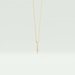 0.02 CT Round Solitaire Moissanite Diamond Necklace For Him 4