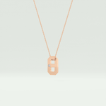 0.02 CT Round Solitaire Moissanite Diamond Necklace For Him 10