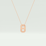 0.02 CT Round Solitaire Moissanite Diamond Necklace For Him 12