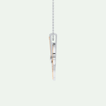 0.30 CT Shimmering Round Moissanite Diamond Stones Necklace For Him 8
