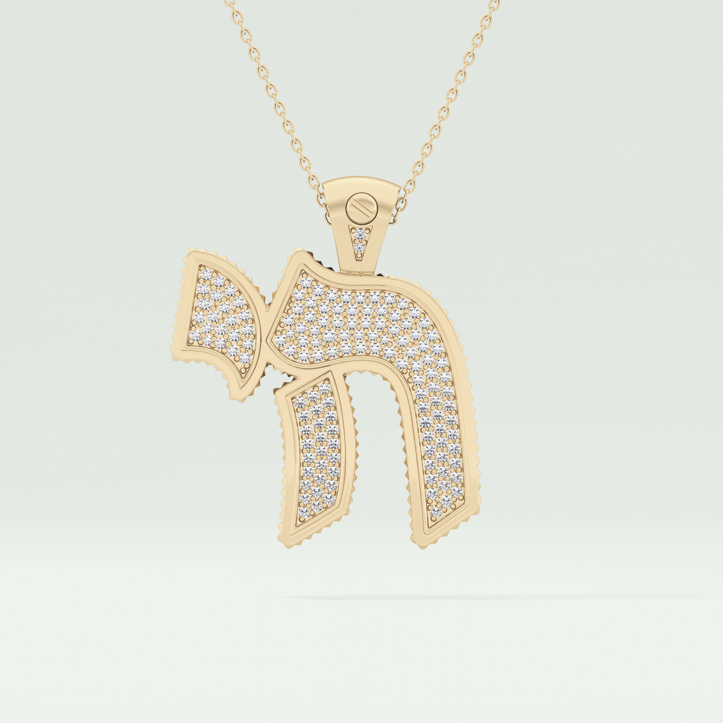 0.40 CT Unique Round Stones Moissanite Diamond Necklace