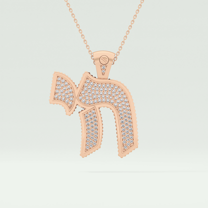 0.40 CT Unique Round Stones Moissanite Diamond Necklace