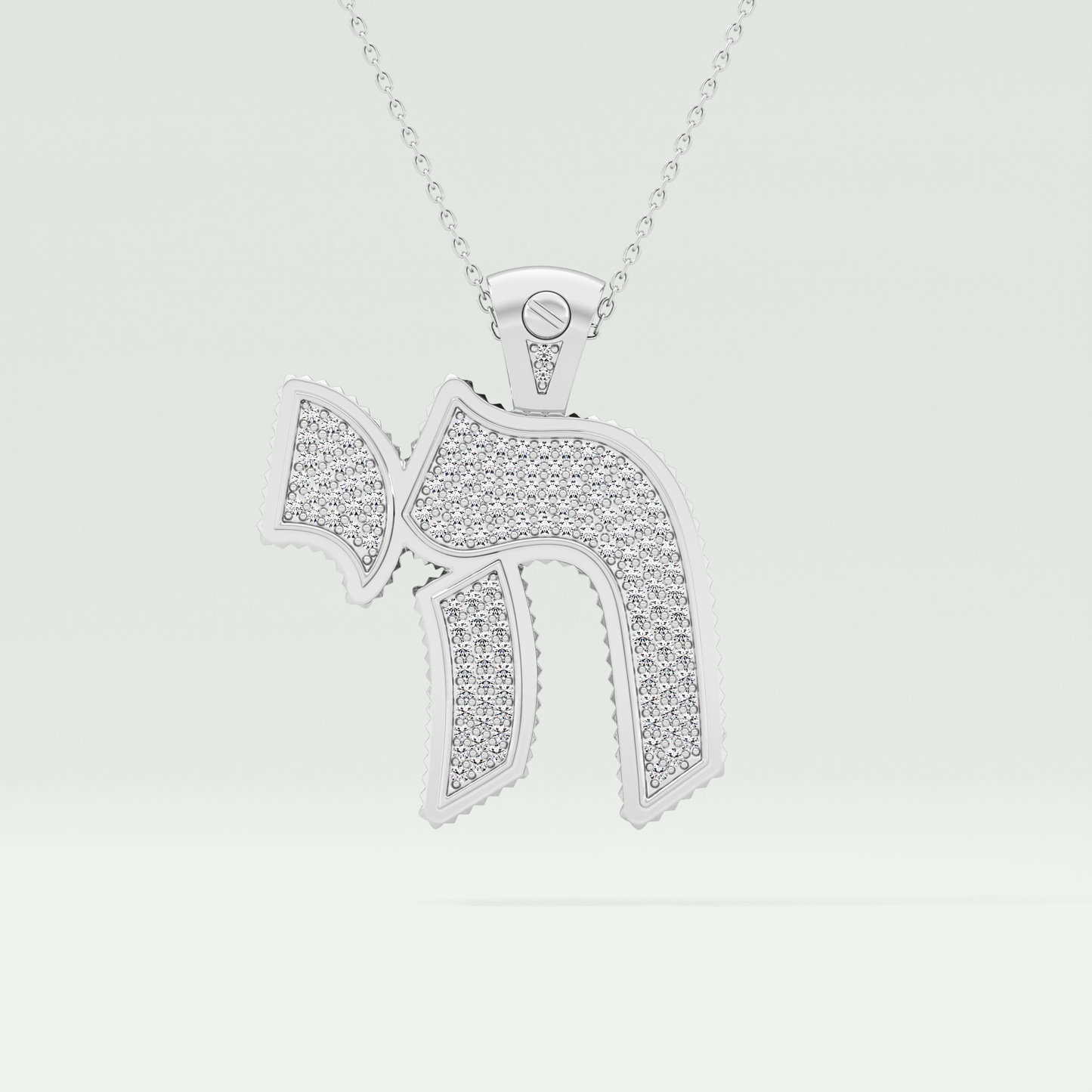 0.40 CT Unique Round Stones Moissanite Diamond Necklace
