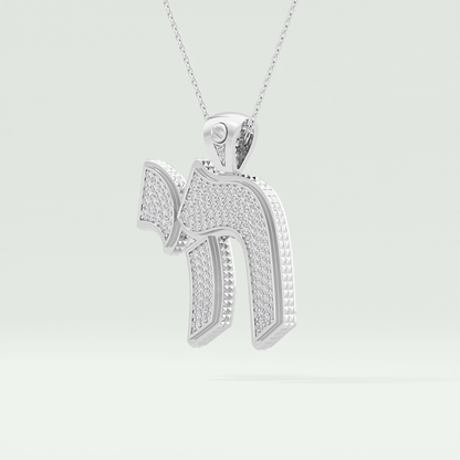 0.40 CT Unique Round Stones Moissanite Diamond Necklace