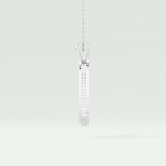 0.40 CT Unique Round Stones Moissanite Diamond Necklace 8