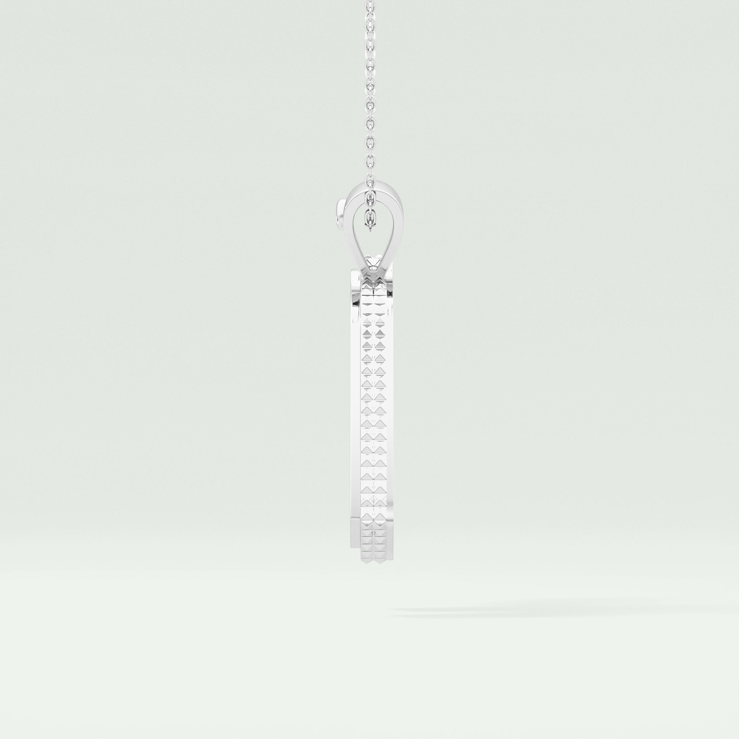 0.40 CT Unique Round Stones Moissanite Diamond Necklace 8