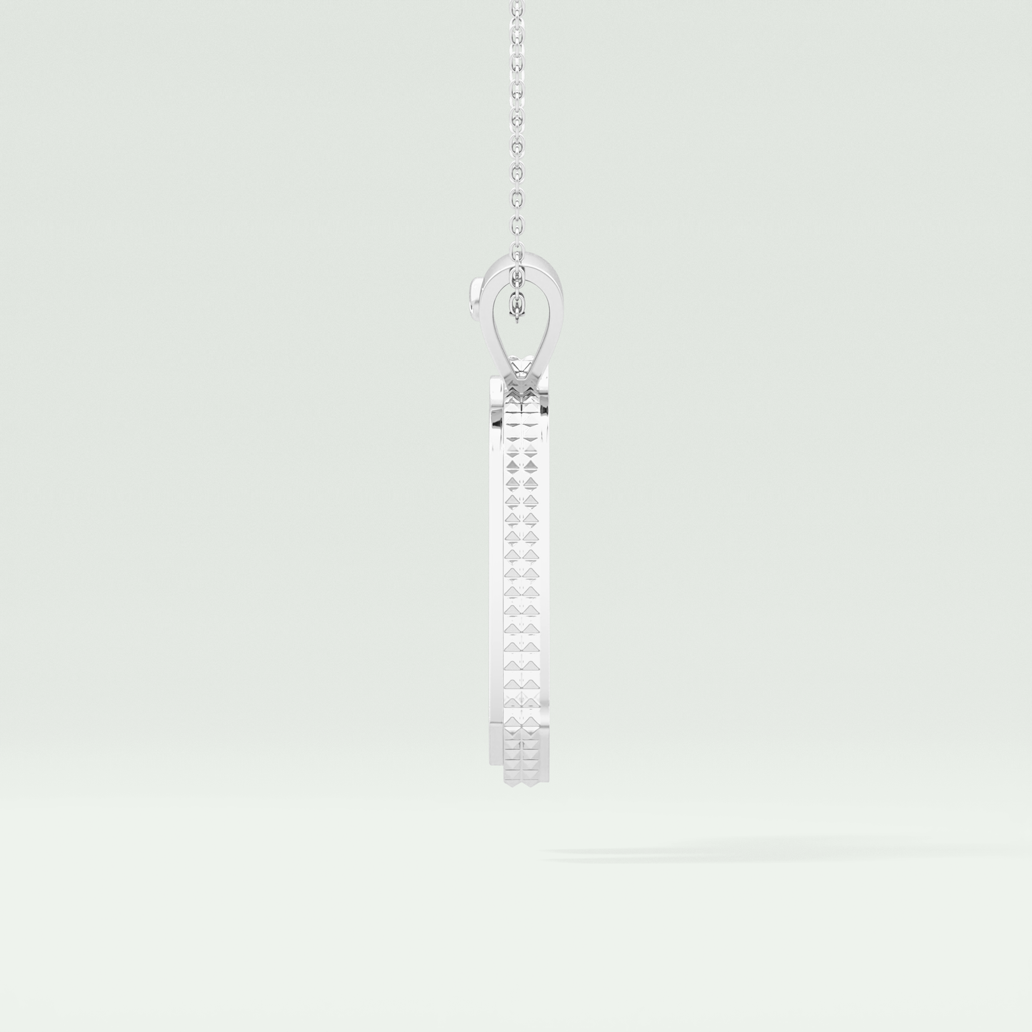0.40 CT Unique Round Stones Moissanite Diamond Necklace