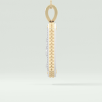 0.45 CT Jesus With Round Moissanite Diamond Stones Necklace 3