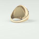 0.55 CT Round Moissanite Diamond  Band For Him 5