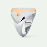0.55 CT Round Moissanite Diamond  Band For Him 24