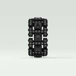 4.7 CT Classic Black Moissanite Diamond Men's Wedding Band 3