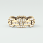 1.0 CT Round Shaped Moissanite Wedding Band For Men 1