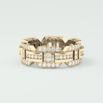 1.0 CT Round Shaped Moissanite Wedding Band For Men 3